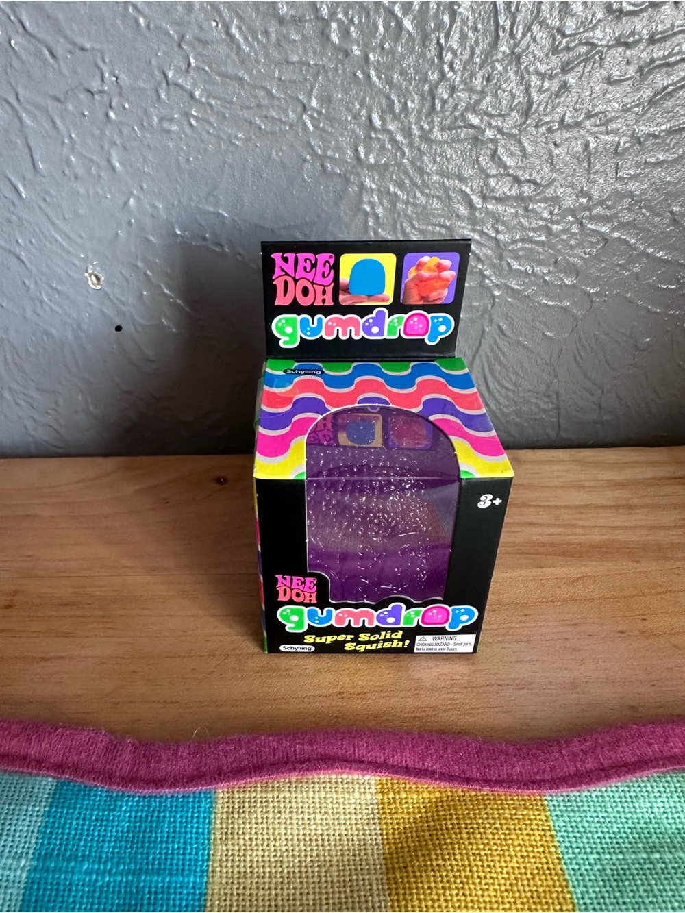 NeeDoh Gumdrop Super Solid Squish! - Purple